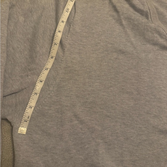 Men's Cotton V-Neck Sweater Size XXL Gray - Picture 6 of 7